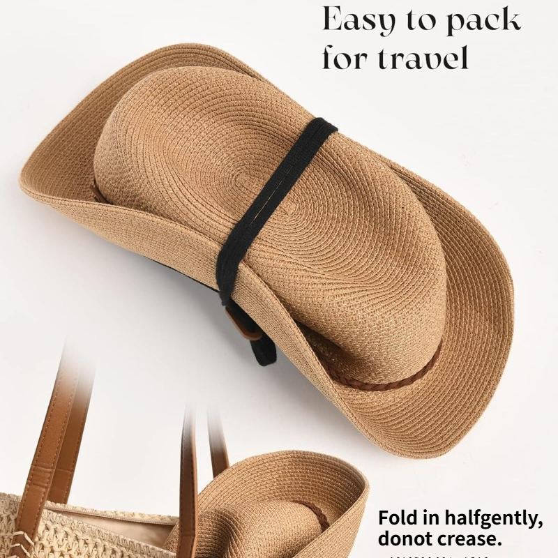 1pc Summer Straw Beach Sun Hat – Hat Floppy Wide Bewertung und Preis