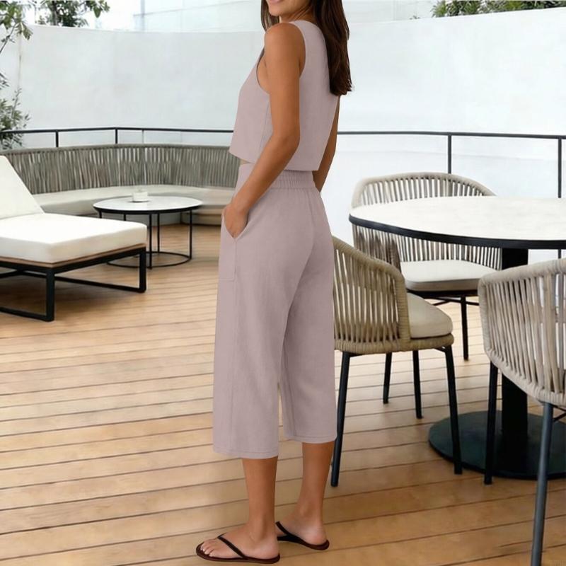 77HE Women's 2 Piece Outfits S – Linen Pant Wide Bewertung und Preis
