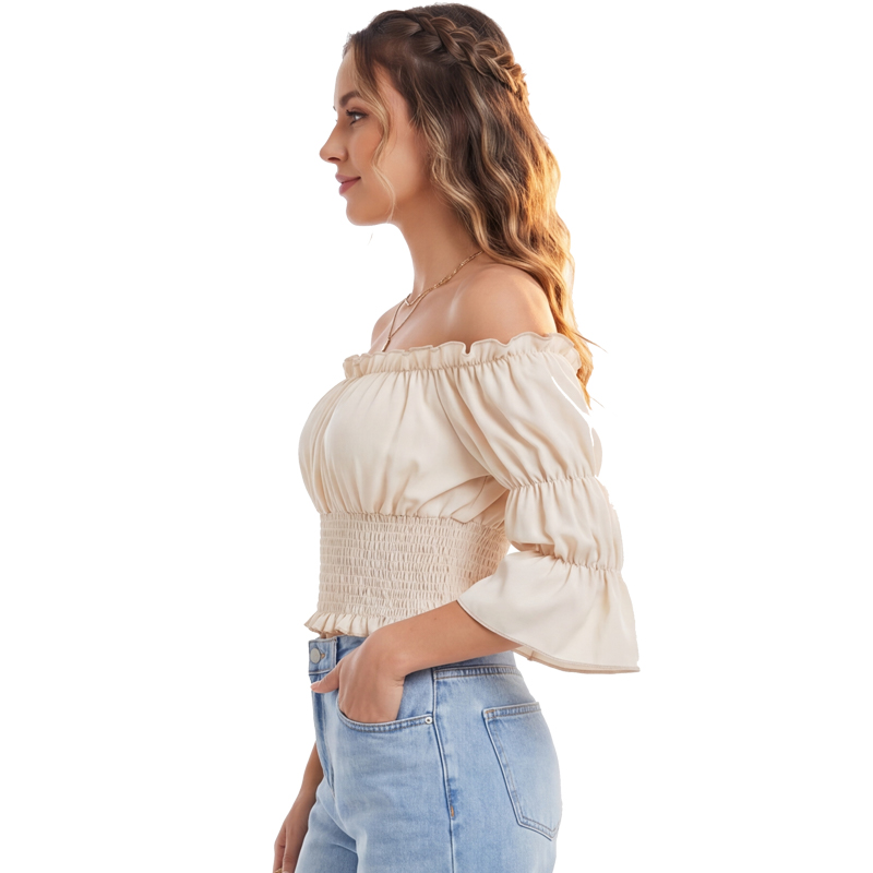 Renaissance Blouse Women Top w – Blouse Off Shoulder Bewertung und Preis