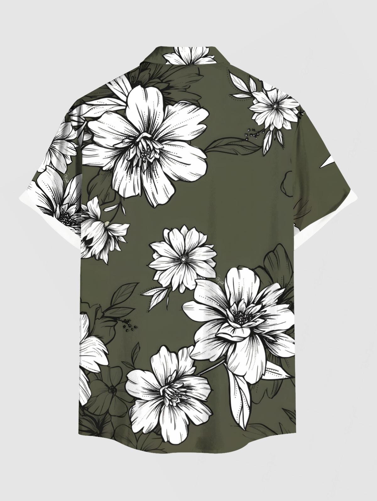 Flowers Leaf Printed Plus Size – Romper Floral Print Bewertung und Preis