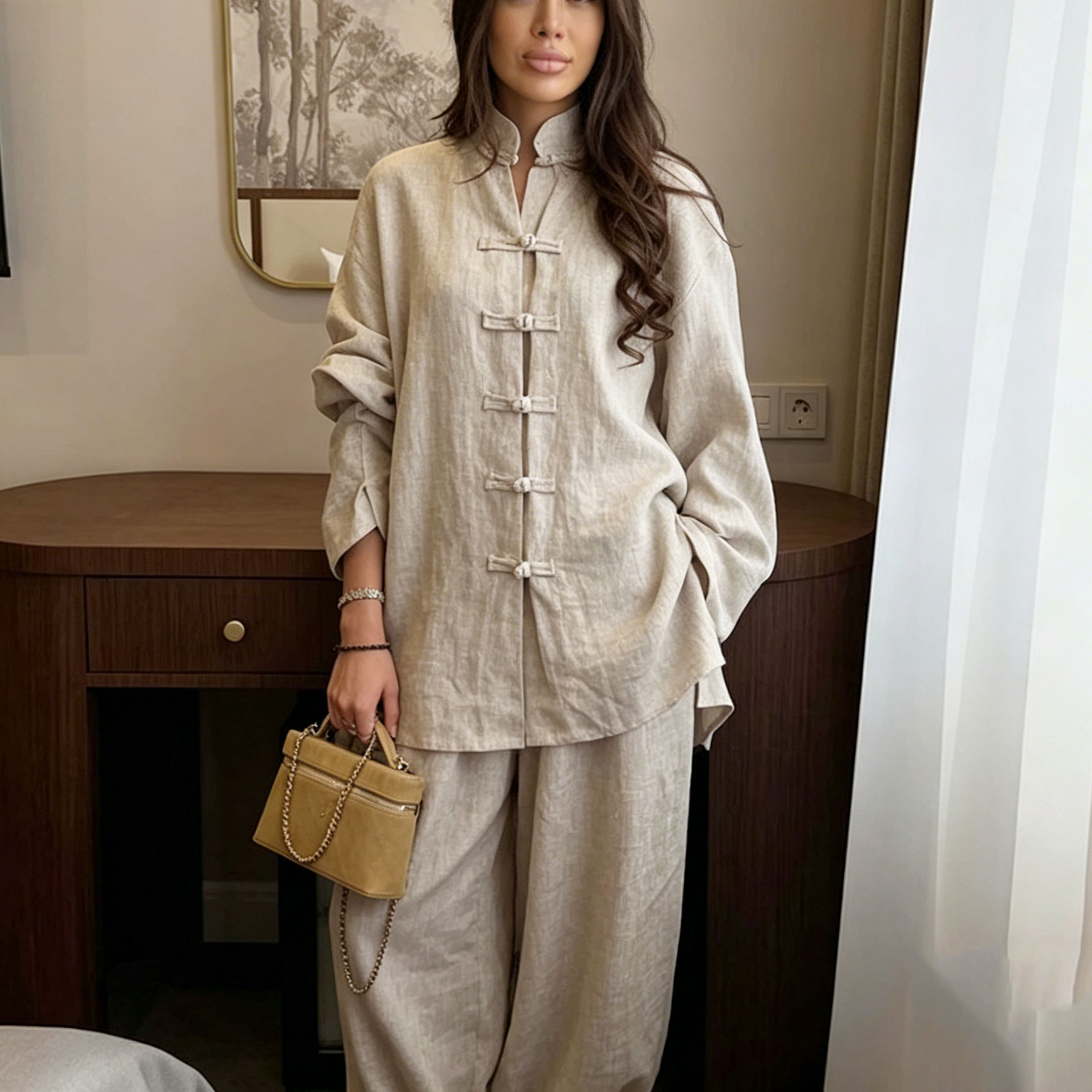 New Vintage Chinese Style Co O – Linen Pant Wide Bewertung und Preis