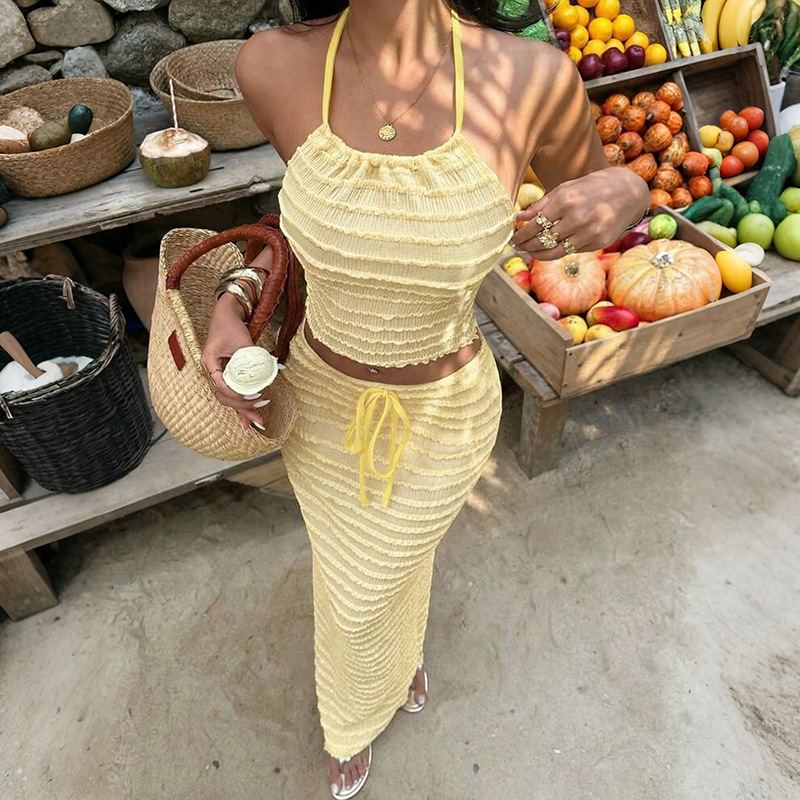 Sexy Elegant Dress Two Piece S – Maxi Dress Halter Bewertung und Preis