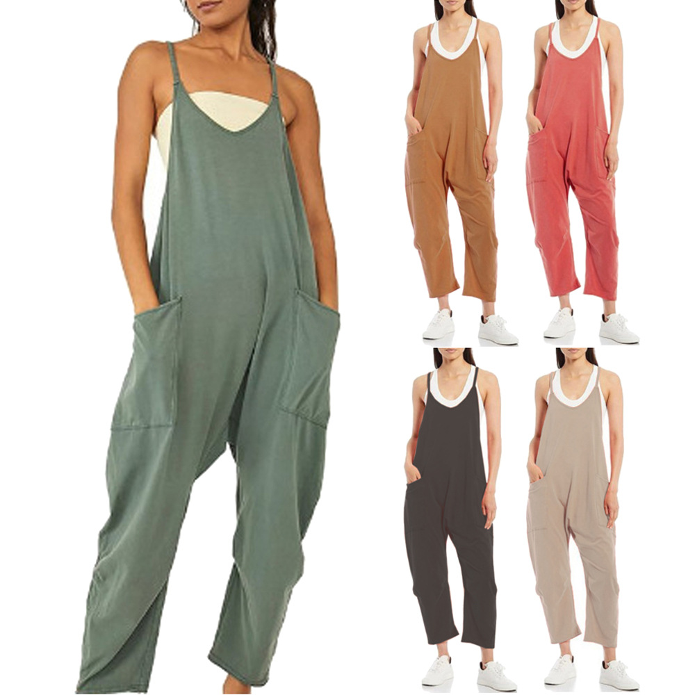 Loose Summer Jumpsuit Casual   – Jumpsuit Linen Relaxed Bewertung und Preis