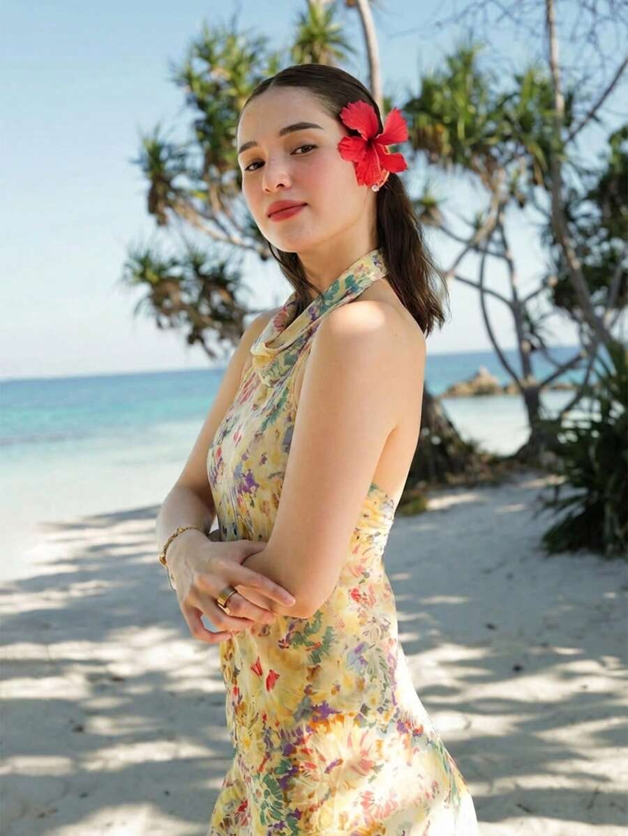 Womens Floral Maxi Halter Back – Maxi Dress Halter Bewertung und Preis
