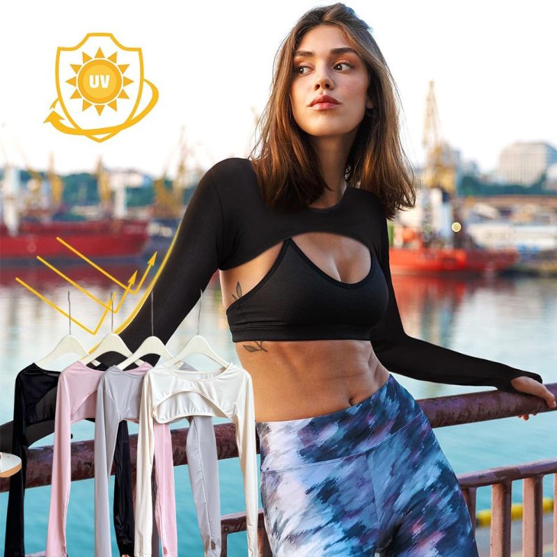 Modal Ice Silk Arm Sleeves Ult – Crop Top Crochet Bewertung und Preis