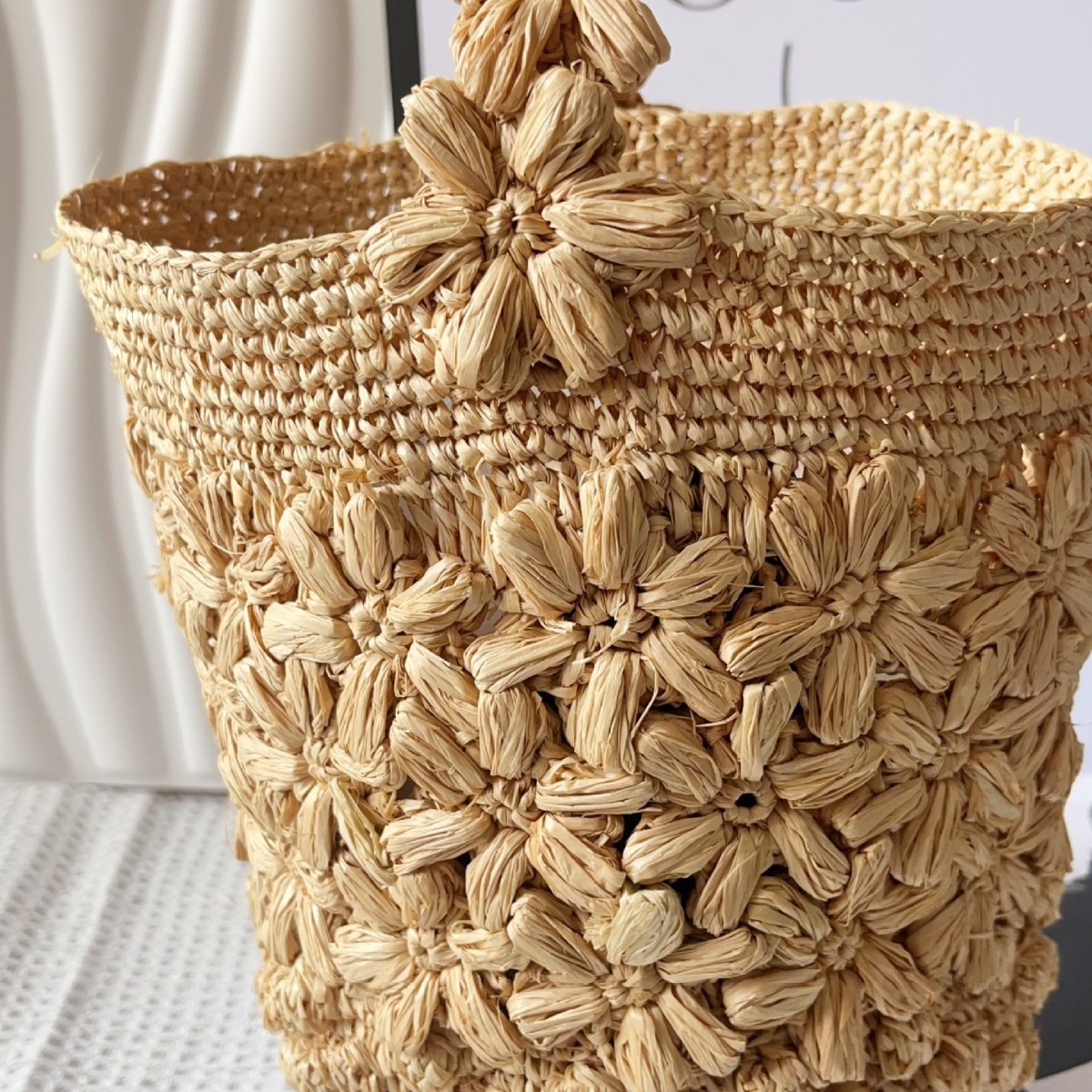Women Summer Raffia Woven Buck – Crochet Bag Raffia Bewertung und Preis