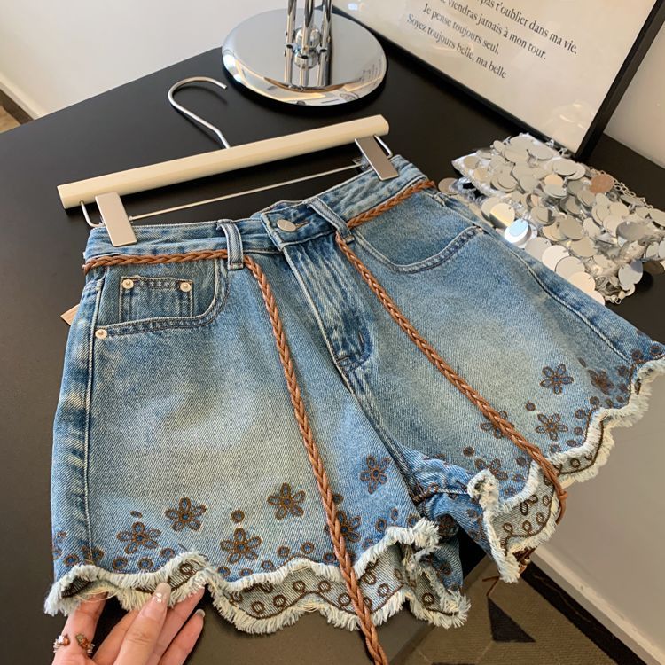Breathable Vintage Denim Short – Shorts Denim Frayed Bewertung und Preis