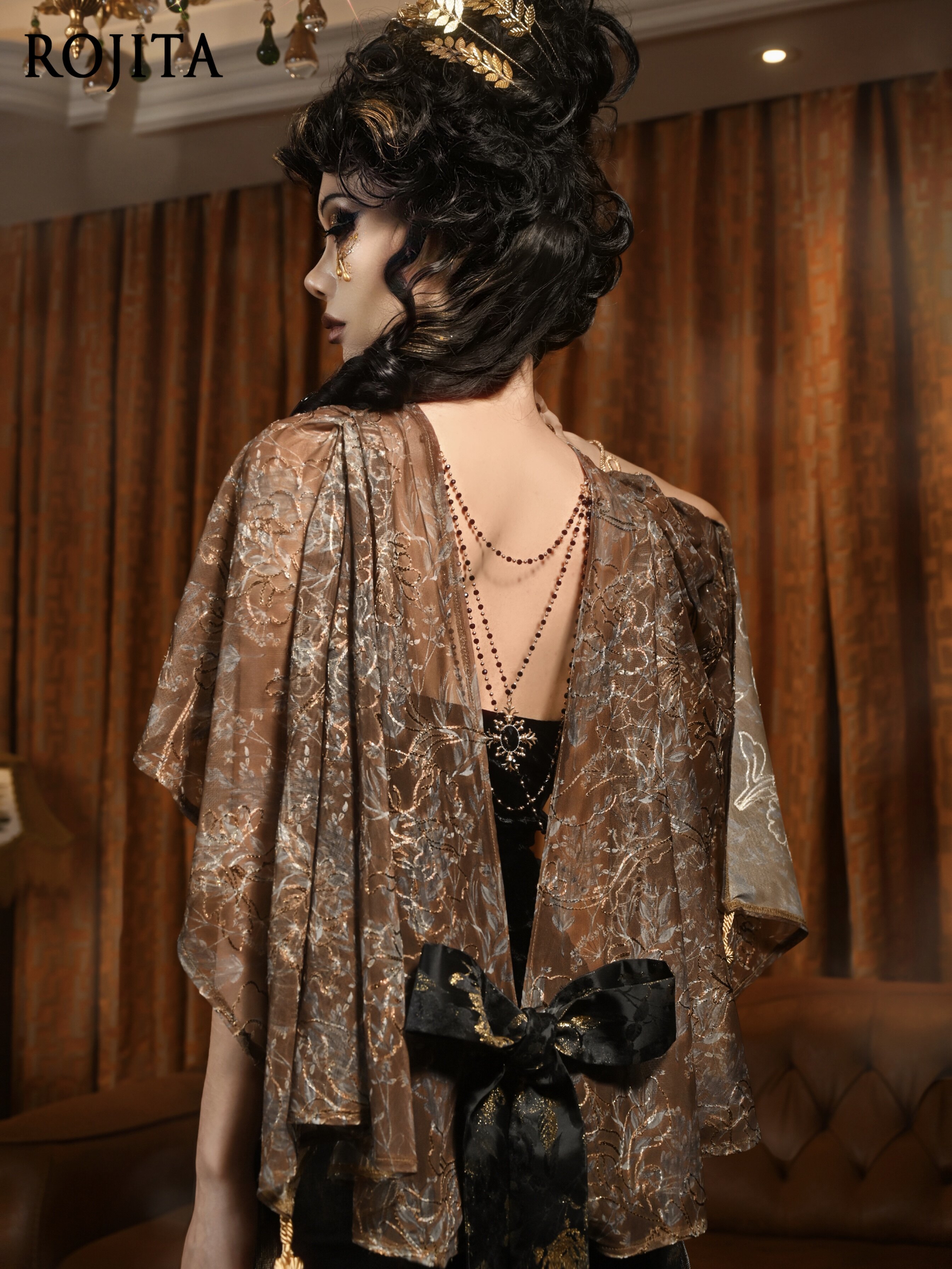 Brown Floral Sheer Kimono Cove – Kimono Sheer Floral Bewertung und Preis