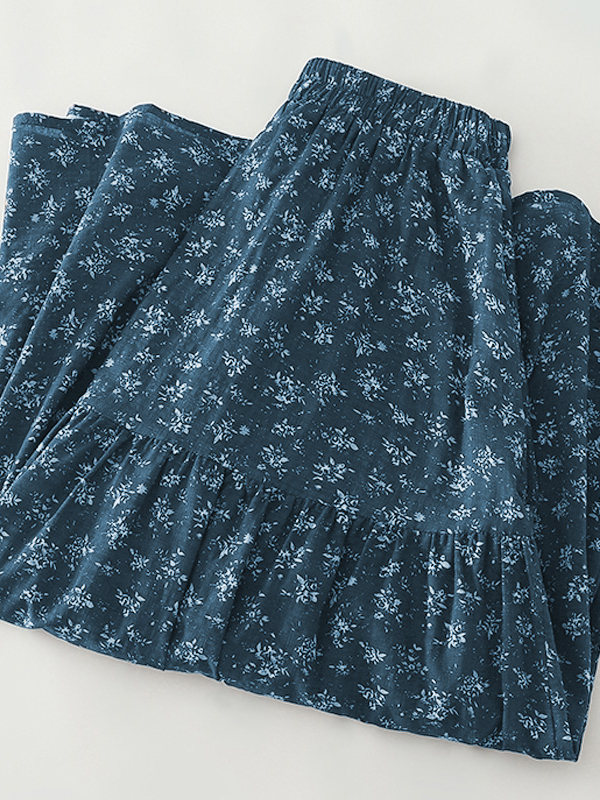 High Waist Floral Print Midi S – Midi Skirt Floral Bewertung und Preis