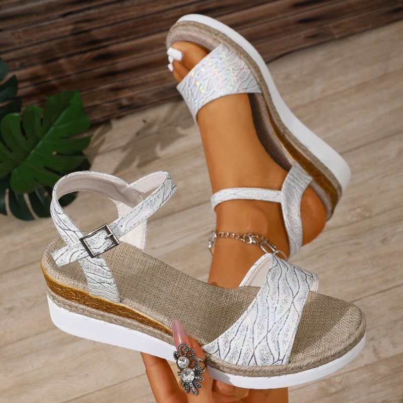 Wedge Sandals for Women White  – Wedge Espadrille Women Bewertung und Preis